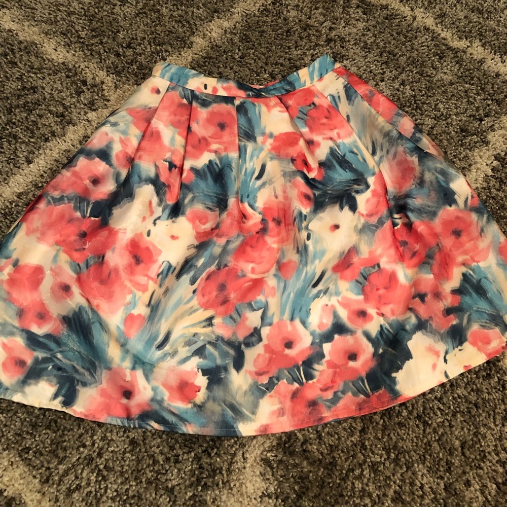 ❣️SOLD❣️Everly Floral Printed Skirt